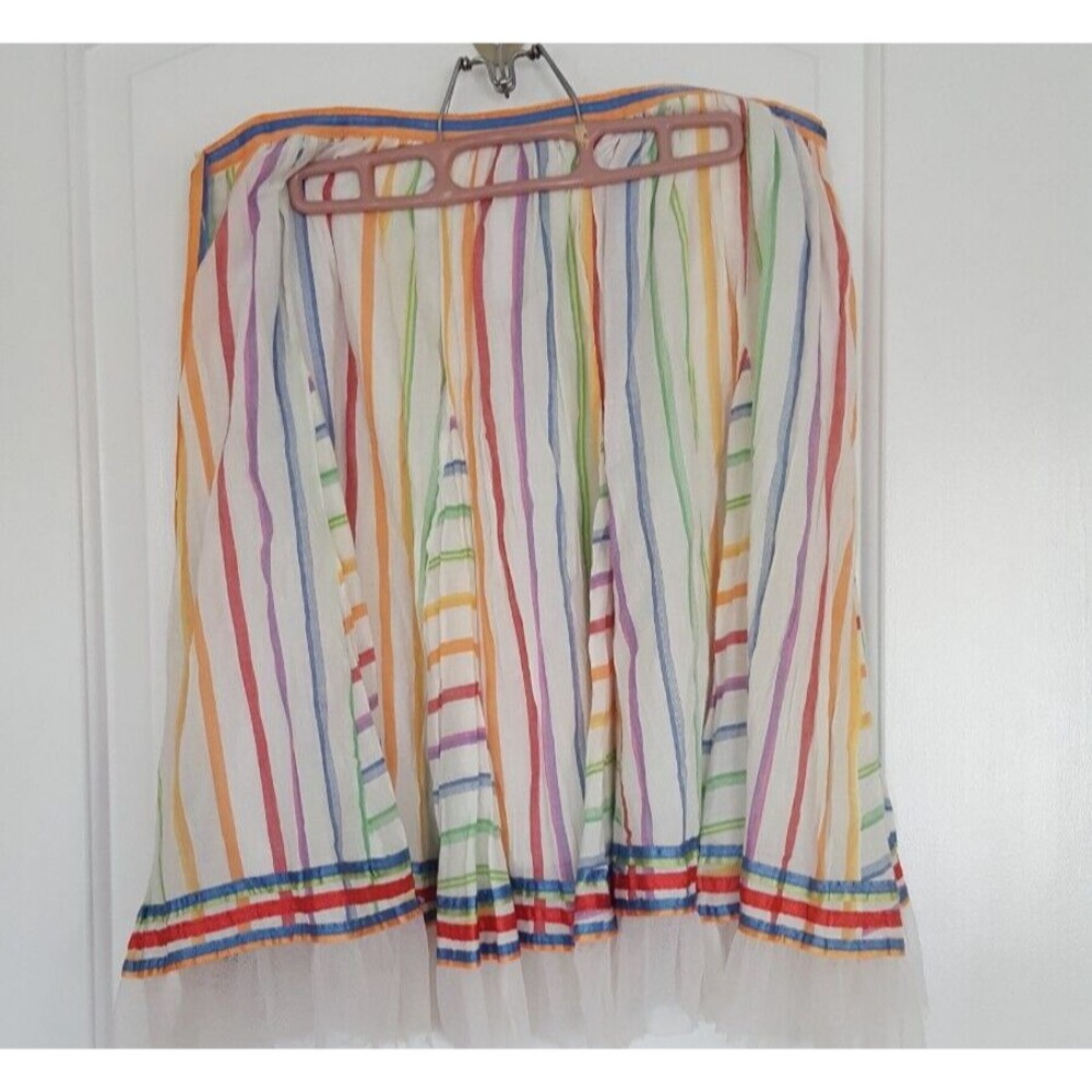 Dimri Boho‎ Peasant Maxi Lined Skirt Hippie Festival Gypsy SIZE L Rayon & Cotton